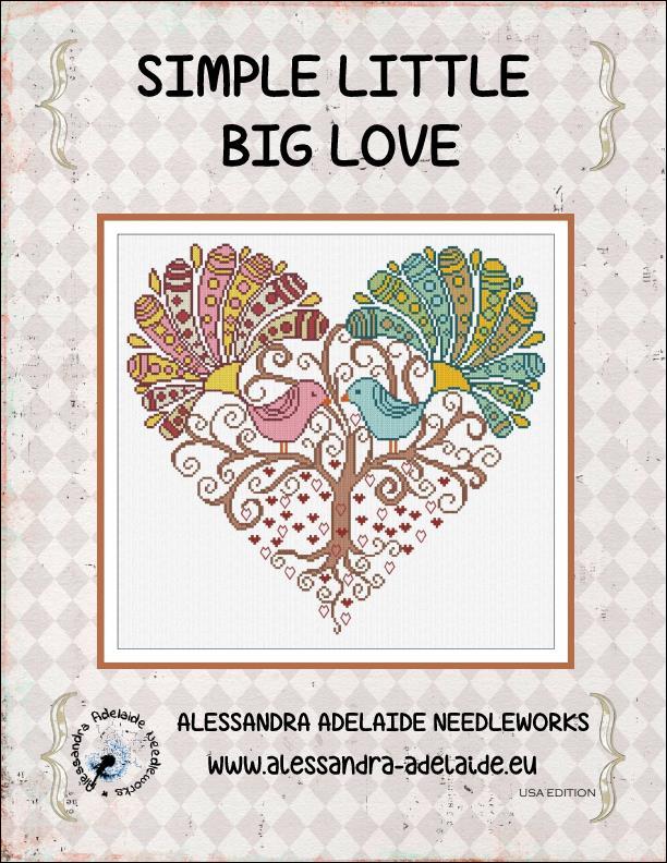 Alessandra Adelaide Simple Little Big Love cross stitch pattern