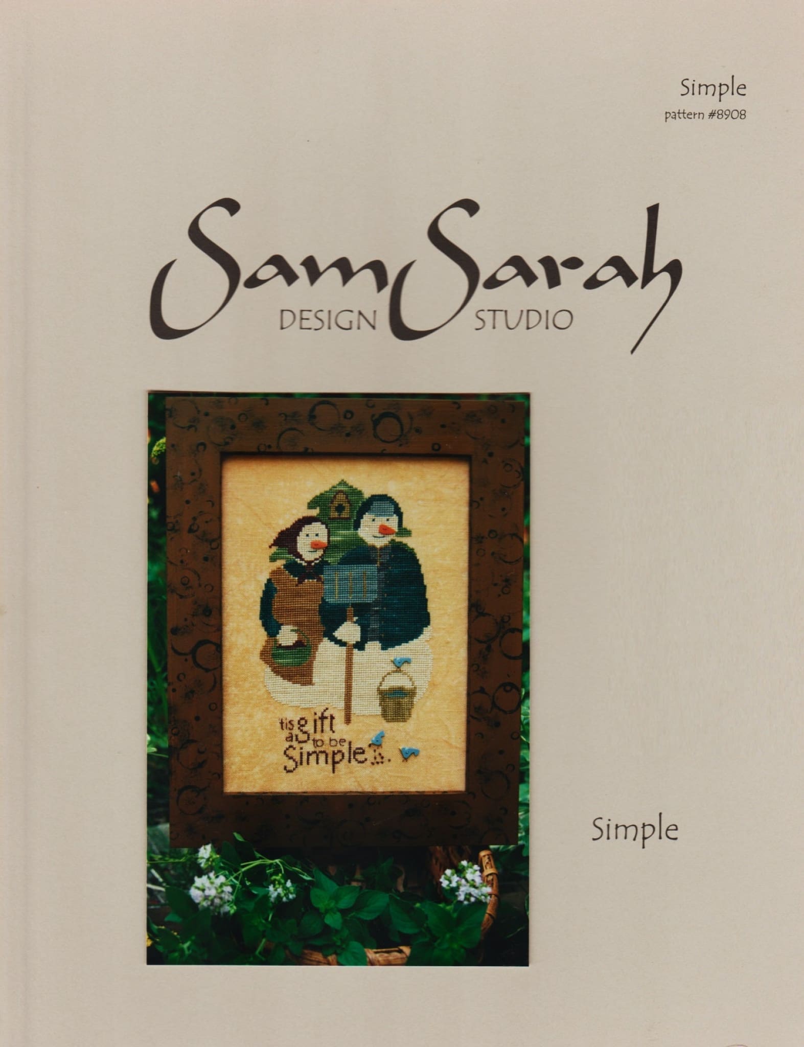 Sam Sarah Simple 8908 cross stitch pattern