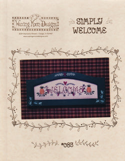 Moon Simply Welcome 085 cross stitch pattern