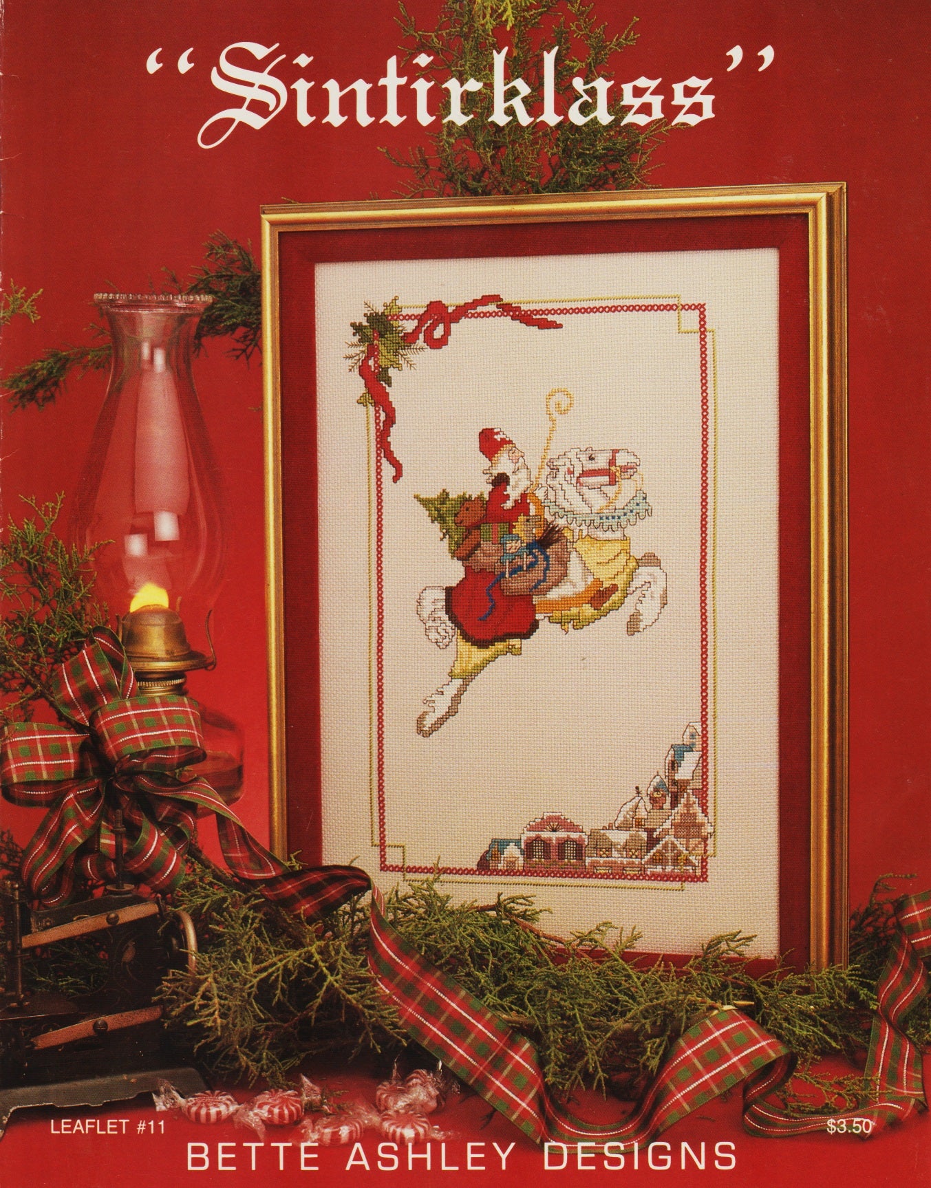 Bette Ashey Designs Sintirklass 11 Holland Christmas Santa cross stitch pattern