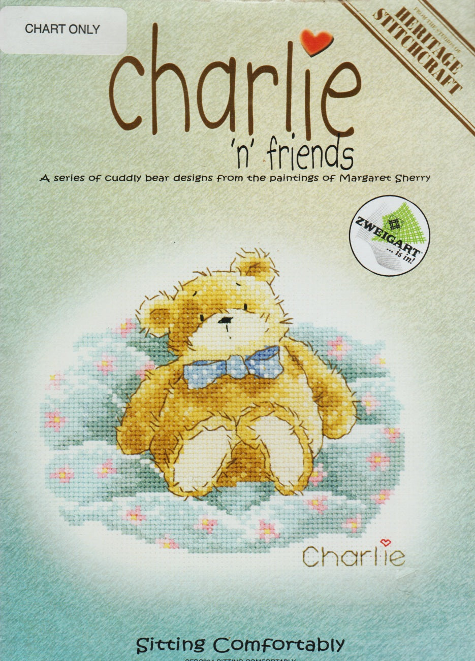 Heritage Stitchcraft Sitting Comfortably CFSC804 cross stitch pattern