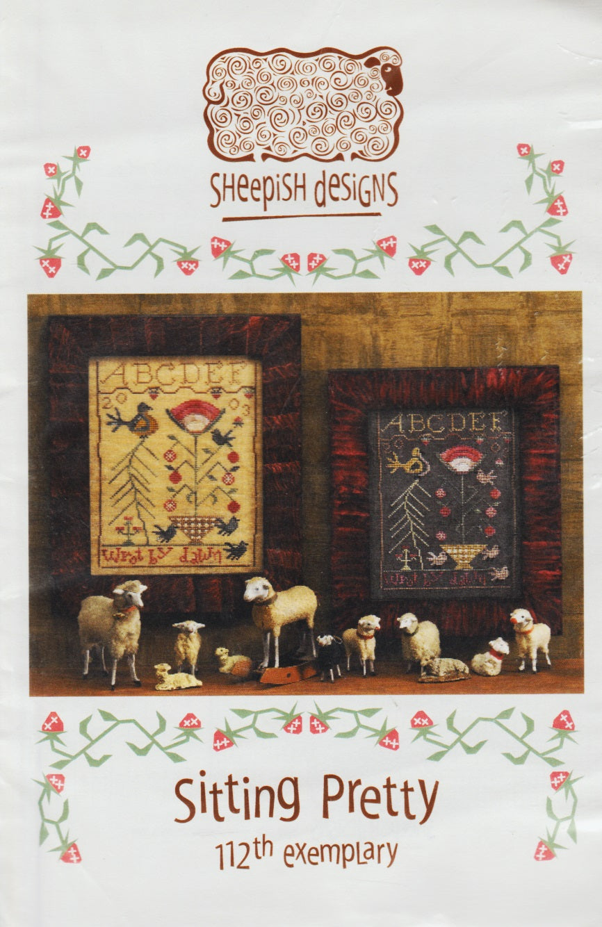 Sheepish Designs Sitting Pretty cross stitch pattern