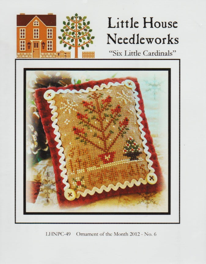 Little House Needleworks Six Little Candles LHNPC-49 cross stitch pattern