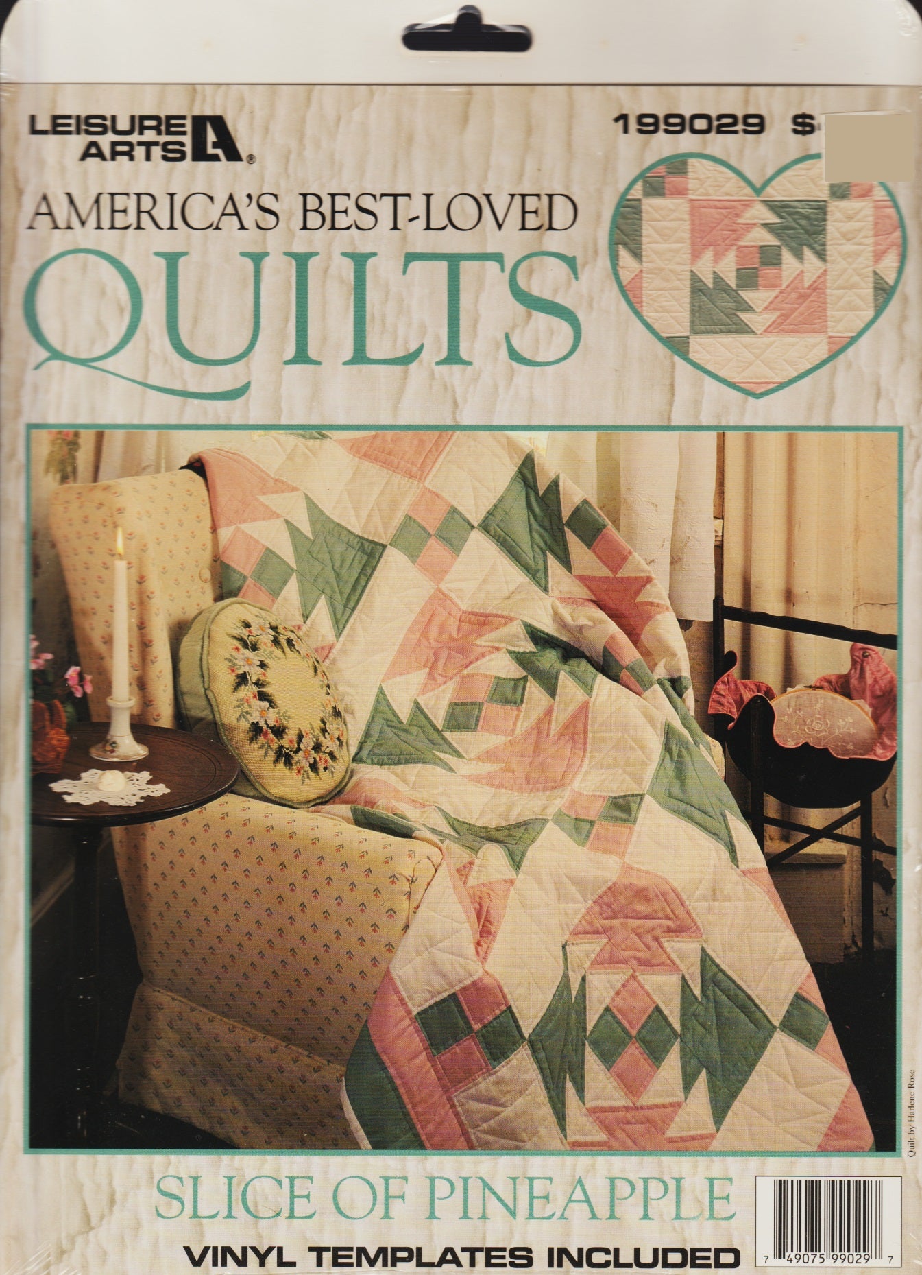 Leisure Arts Slice Of Pineapple Quilt 199029 quilt pattern