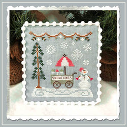 Country Cottage Needleworks Snow Cone Cart cross stitch pattern