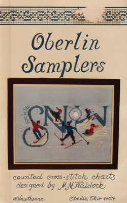 Oberlin Samplers Snow cross stitch pattern