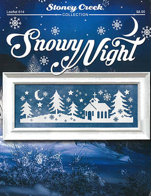 Stoney Creek Snowy Night LFT614 cross stitch pattern