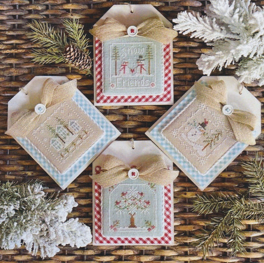 Little House Needleworks Snowy Petites cross stitch pattern