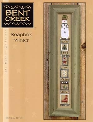 Bent Creek Soapbox Winter BC1101 cross stitch pattern