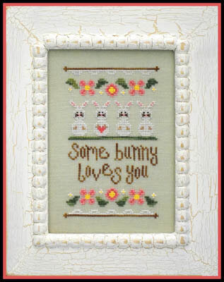 Country Cottage Needleworks Some Bunny Loves You CCN118 cross stitch pattern