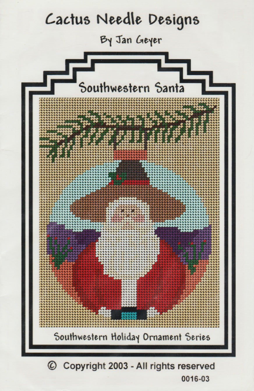 Southwestern Santa pattern – Sandra's Stitch Stash