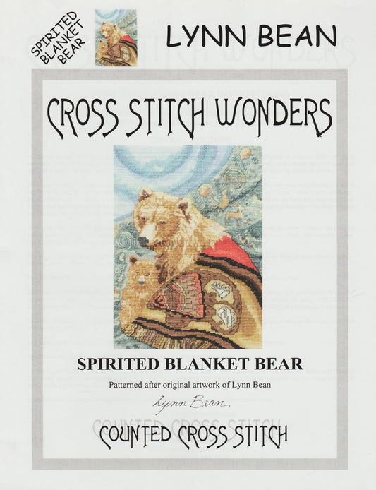 Cross Stitch Wonders Spirited Blanket Bear cross stitch pattern
