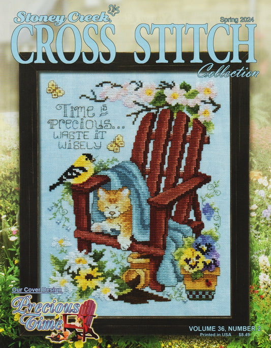 Stoney Creek Spring 2024 cross stitch magazine pattern