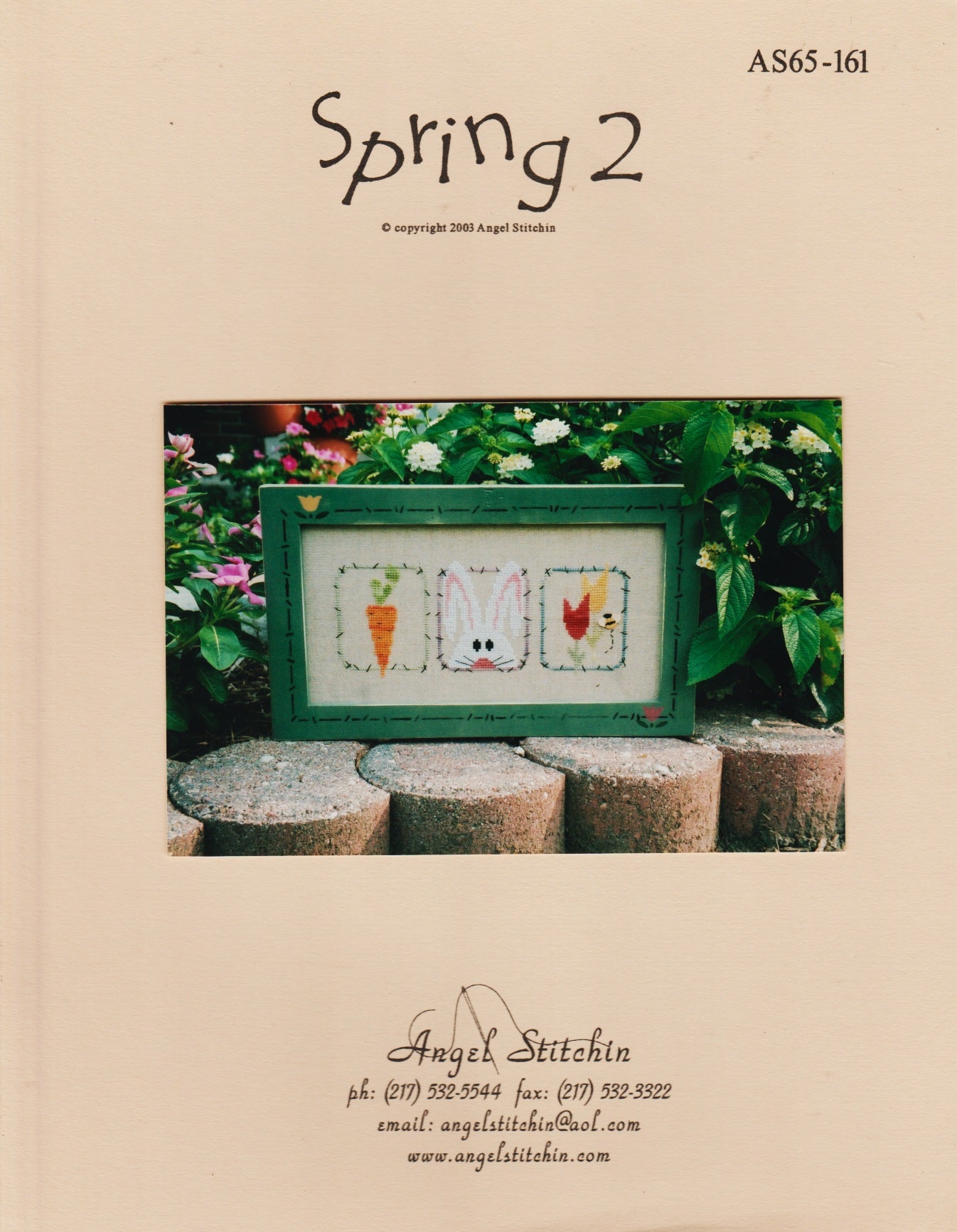 Angel Stitchin Spring 2 AS65-161 cross stitch pattern