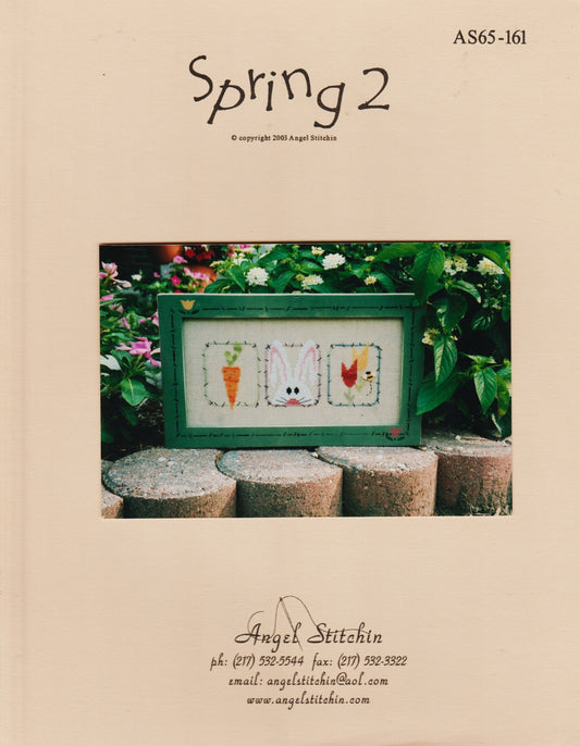 Angel Stitchin Spring 2 AS65-161 cross stitch pattern