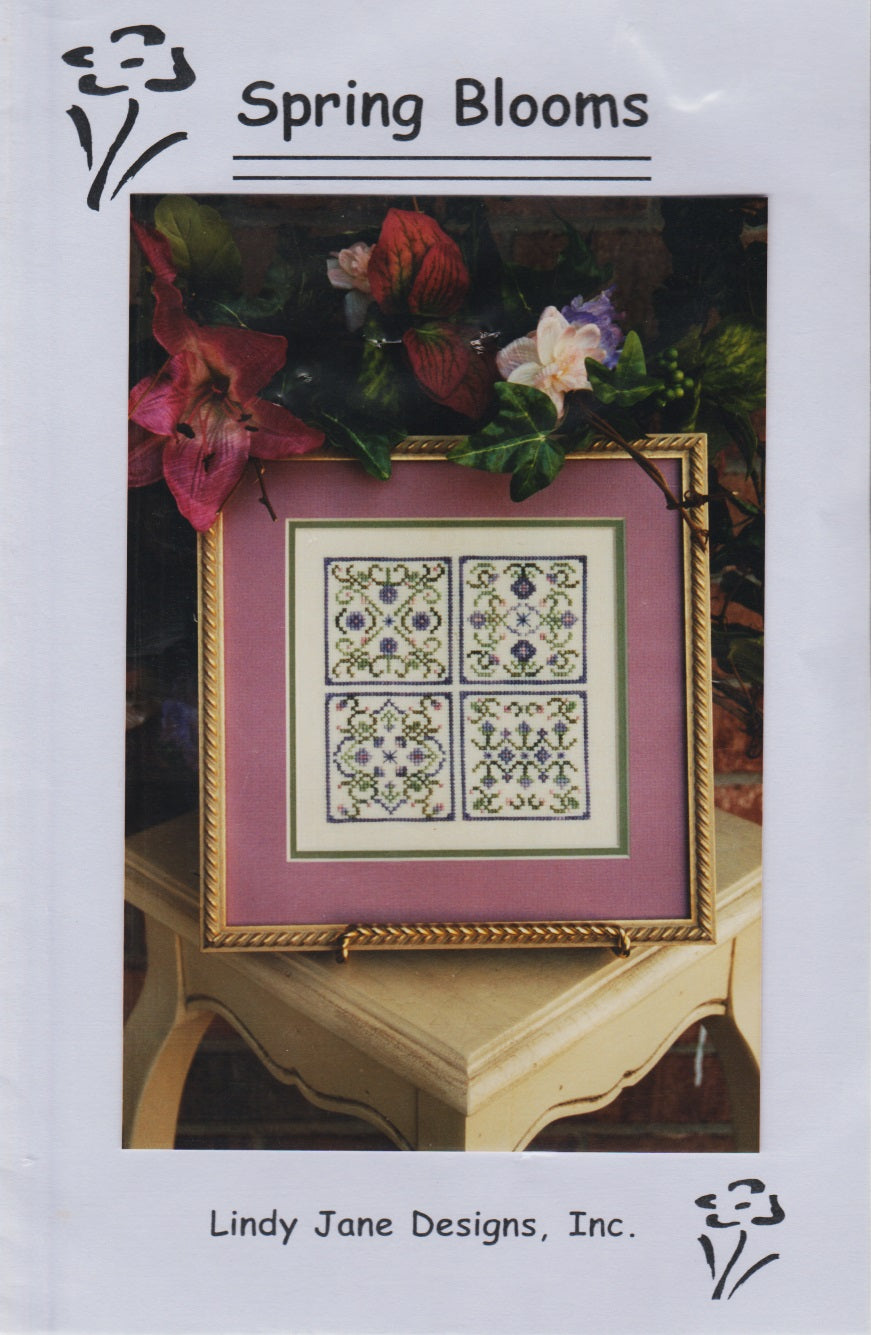 Lindy Jane Designs Spring Blooms cross stitch pattern