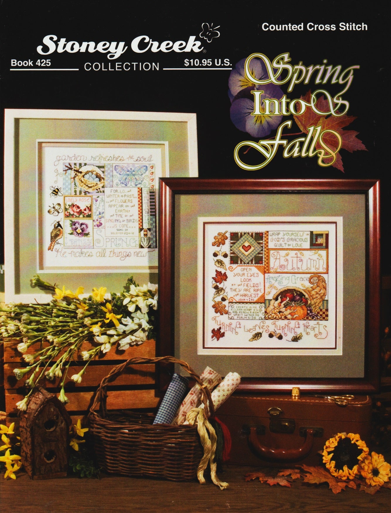 Stoney Creek Spring Into Fall BK425 cross stitch pattern