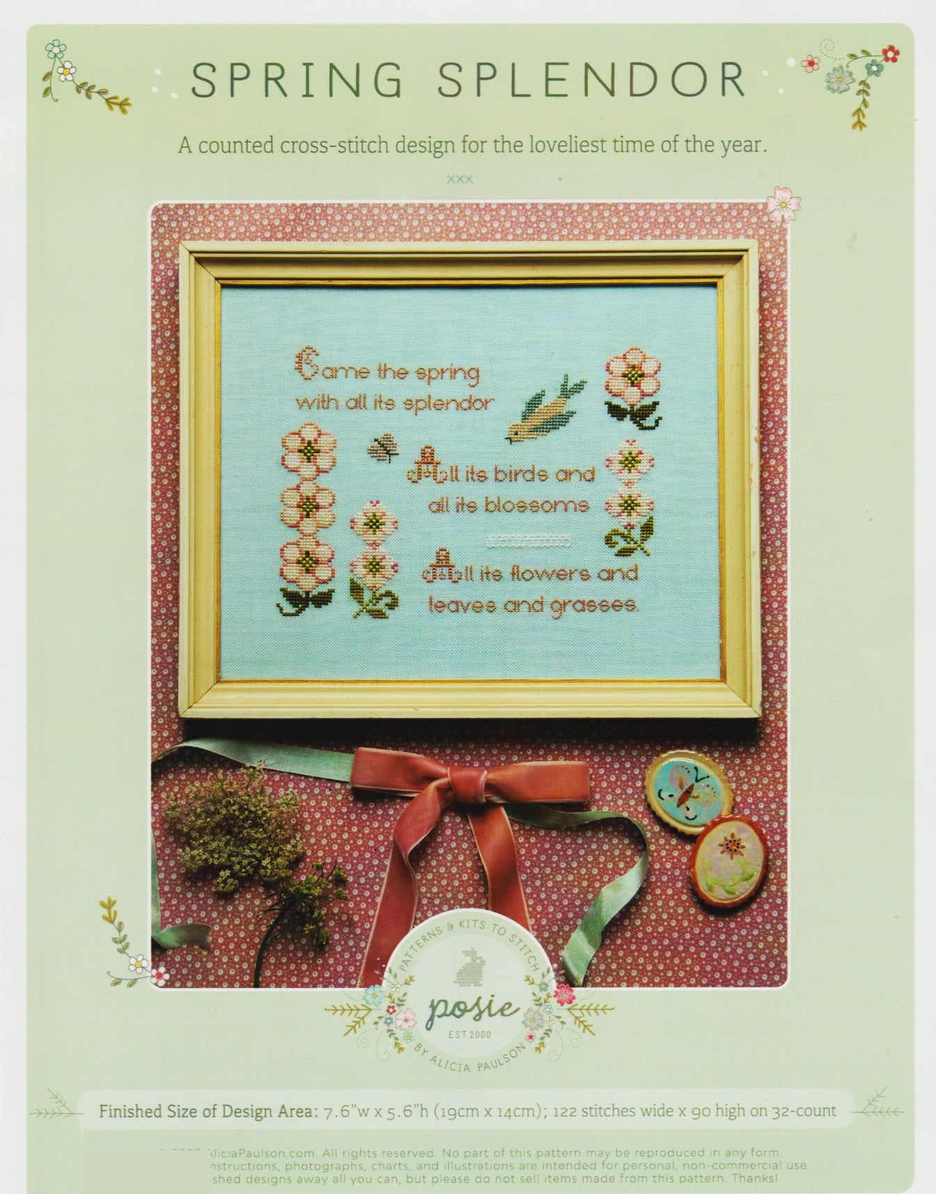 Spring Splendor pattern – Sandra's Stitch Stash