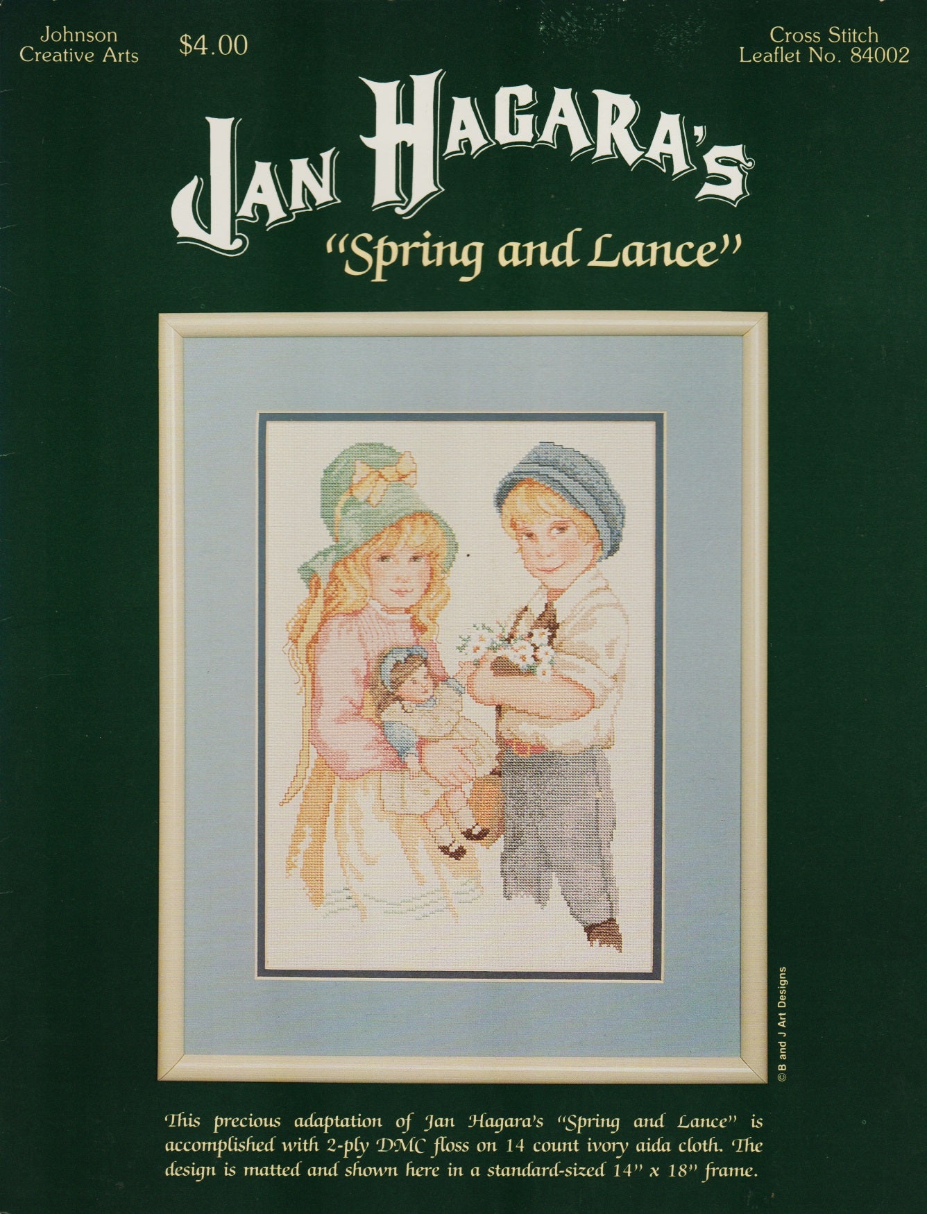 Johnson Creative Arts Spring and Lance 84002 cross stitch pattern