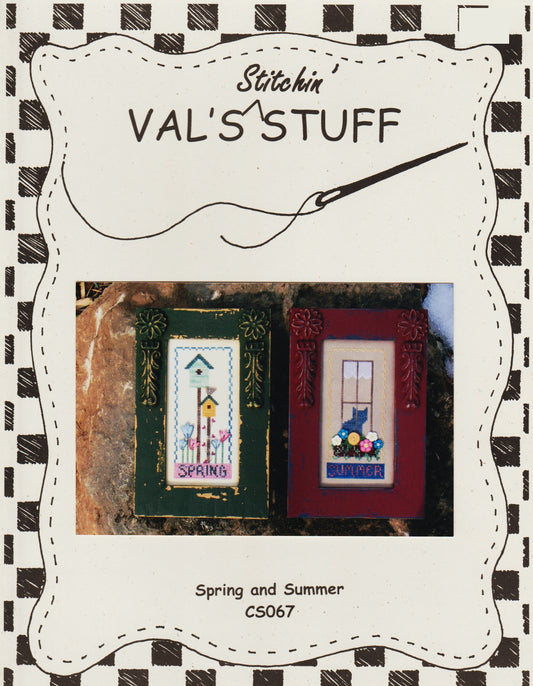 Val's Stuff Spring and Summer CS067 cross stitch pattern