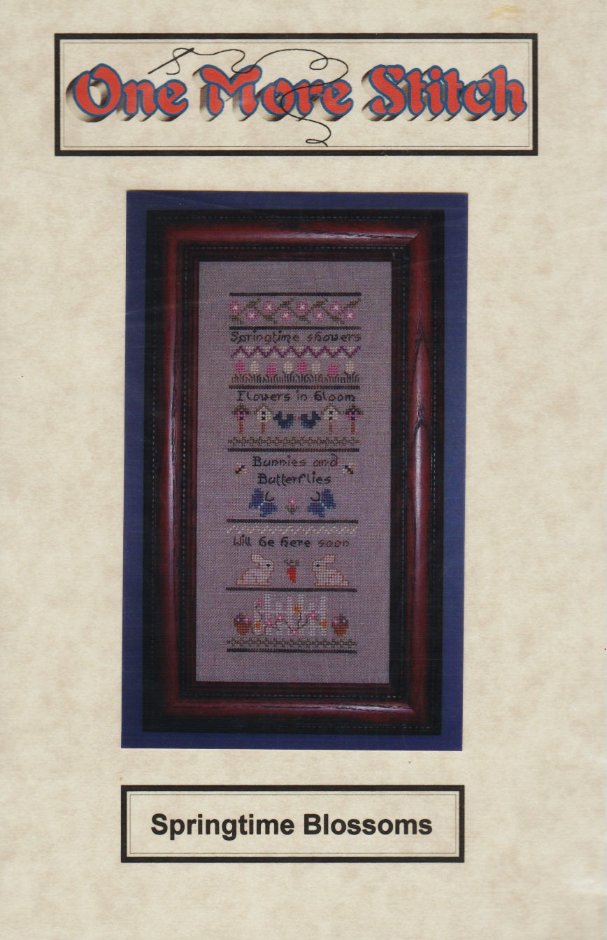 One More Stitch Springtime Blossoms cross stitch pattern