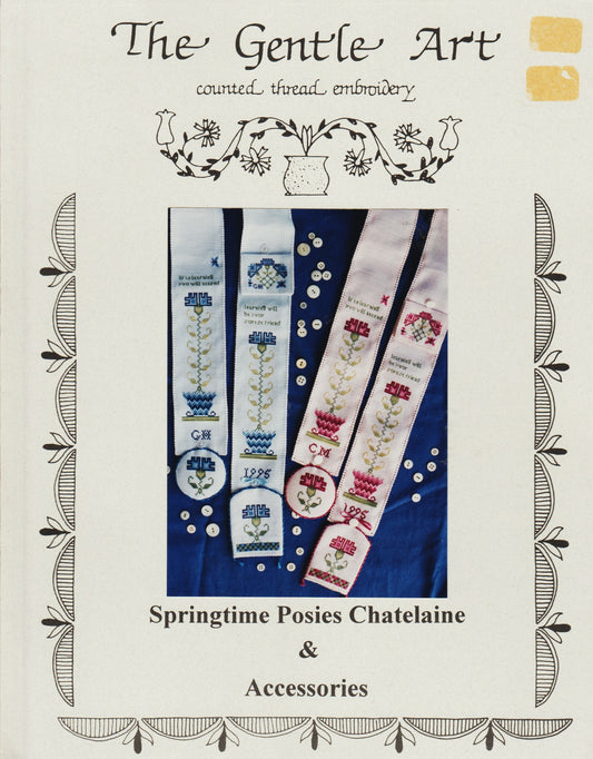 The Gentle Art Springtime Posies Chatelaine & Accessories cross stitch pattern