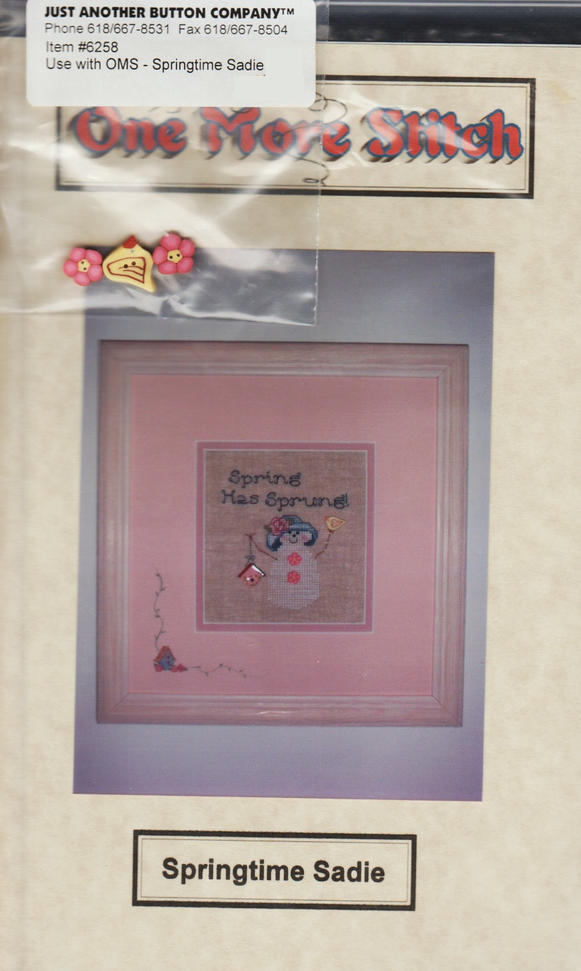 One More Stitch Springtime Sadie cross stitch pattern