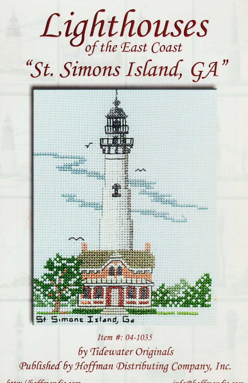 Tidewater Originals St. Simons Island, GA 04-1035 cross stitch pattern