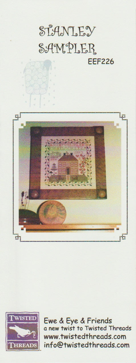 Ewe & Eye Stanley Sampler EEF226 cross stitch pattern