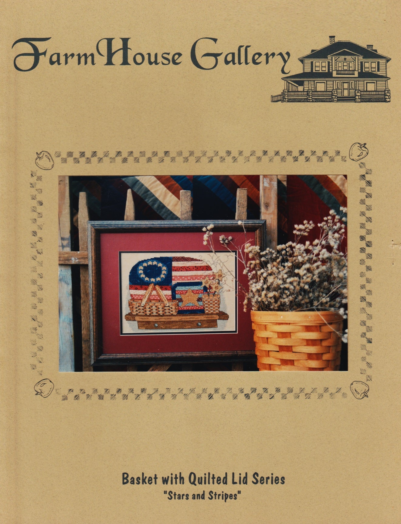 Farm House Gallery Stars and Stripes cross stitch pattern