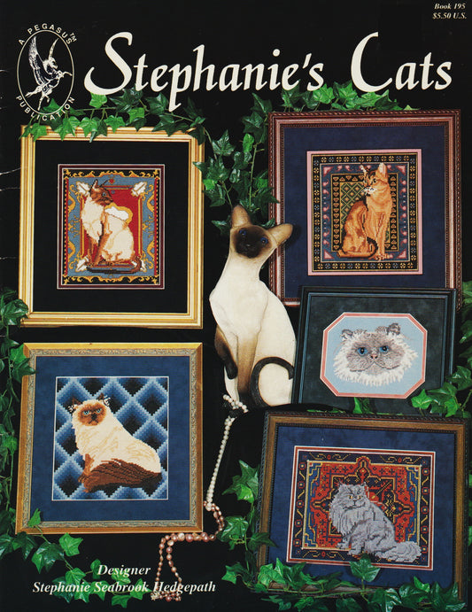 Pegasus Stephanie's Cats 195 cross stitch pattern