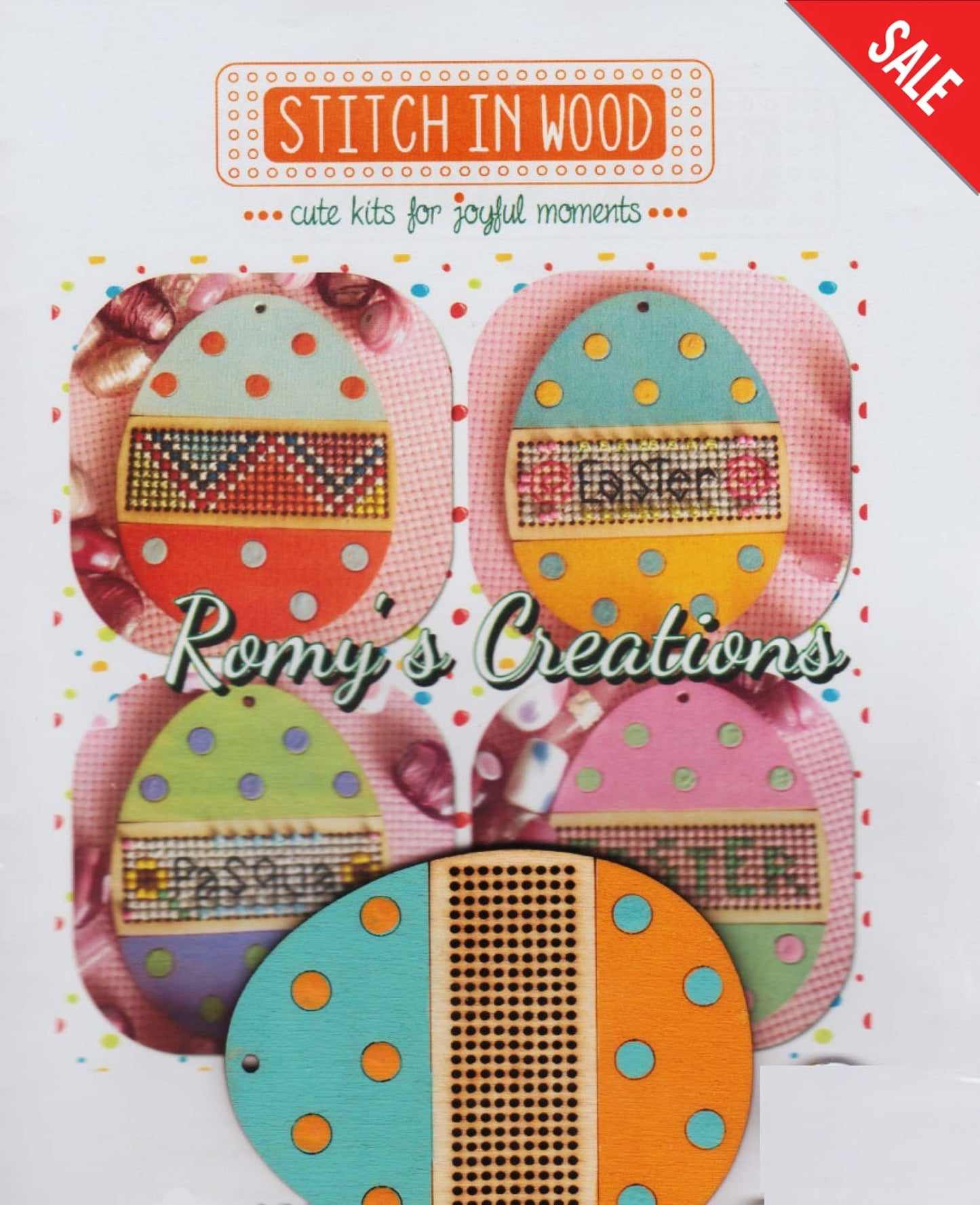 Romy's Creations Stitch In Wood - Eggs cross stitch pattern