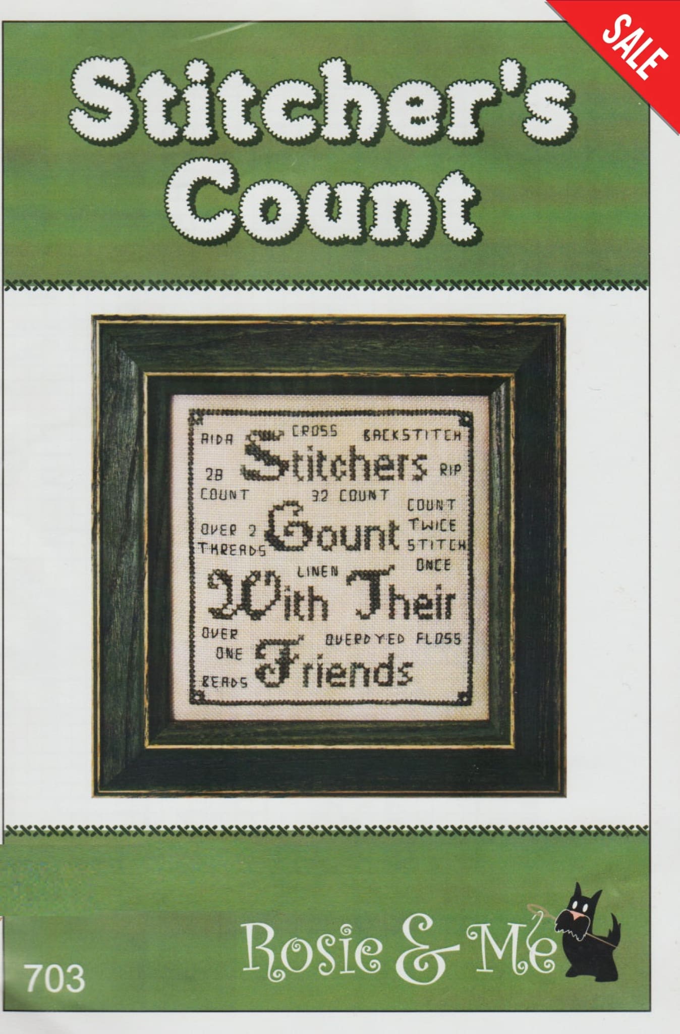 Rosie & Me Stitcher's Count 703 cross stitch pattern