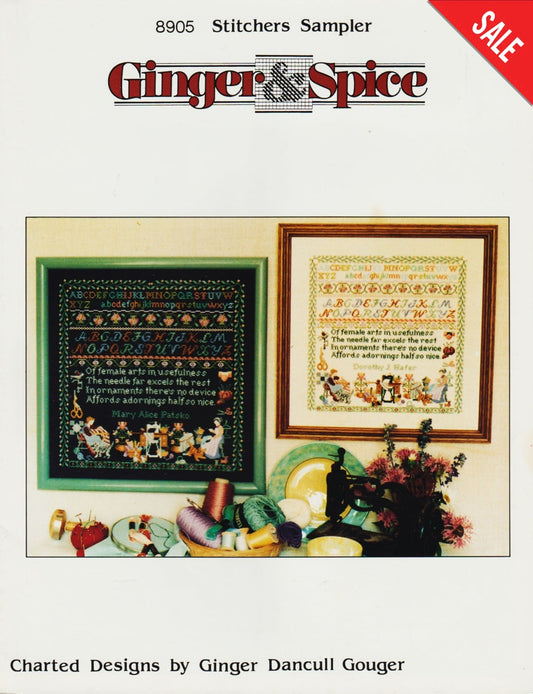 Ginger & Spice Stitchers Sampler 8905 cross stitch pattern