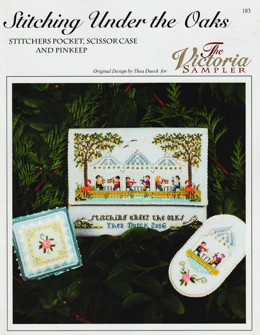 Victoria Sampler Stitching Under The Oaks 183 cross stitch pattern