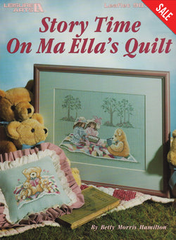Leisure ARts Story Time on Ma Ella's Quilt 987 cross stitch pattern