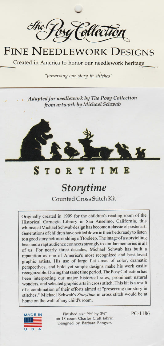 Posey Collection Storytime PC-1186 cross stitch kit