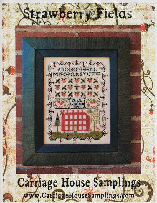 Carriage House Strawberry Fields cross stitch pattern