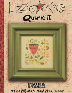 Lizzie Kate Strawberry Sampler Q-009 cross stitch pattern