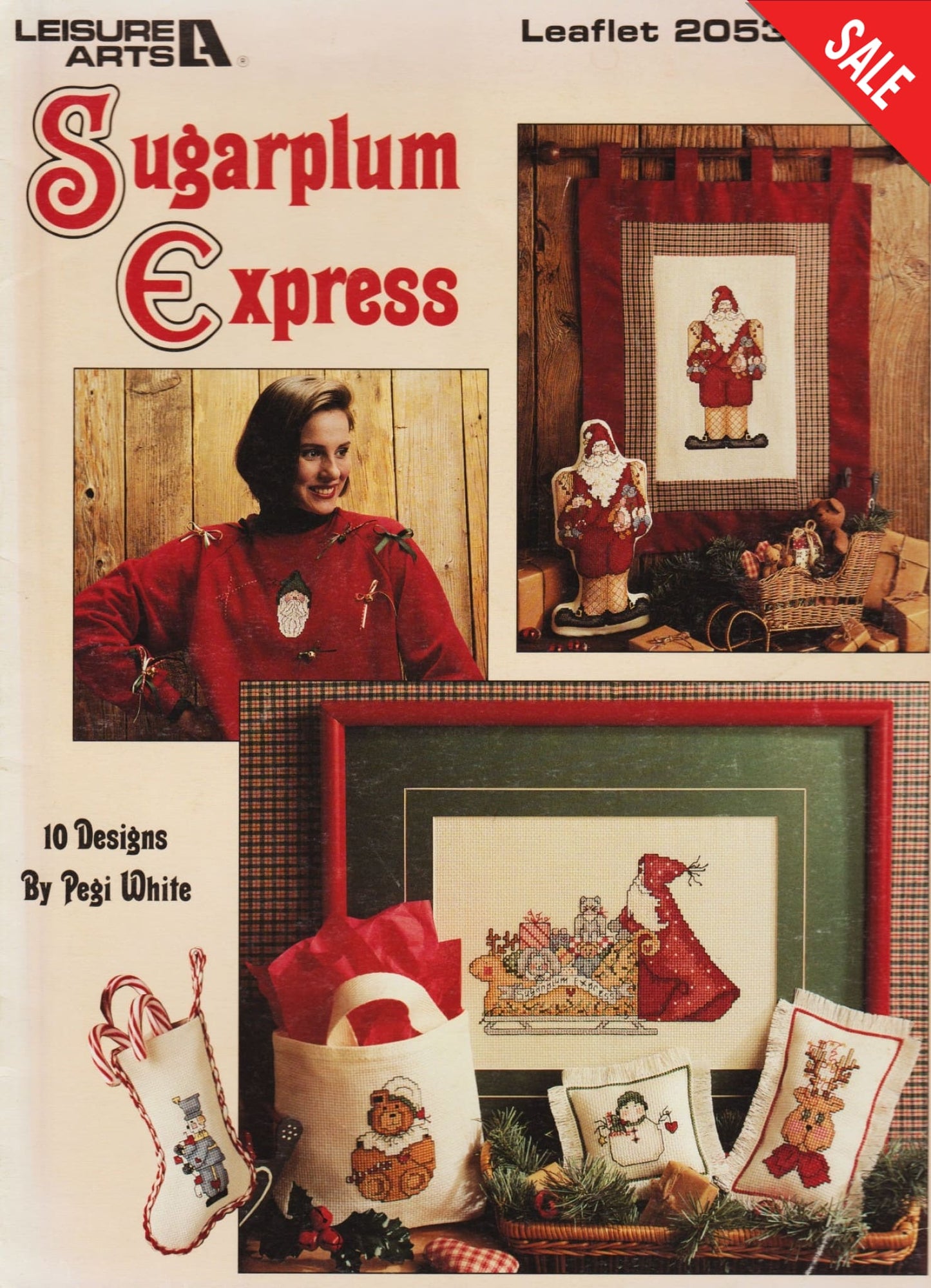 Leisure Arts Sugarplum Express 2053 cross stitch pattern