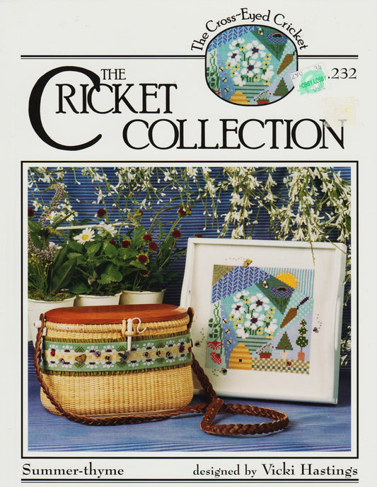 Cricket Collection Summer-thyme CC232 cross stitch pattern
