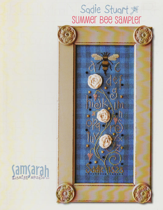 Sam Sarah Summer Bee Sampler 9055 cross stitch pattern