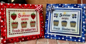 Pickle Barrel Summer Berries cross stitch pattern