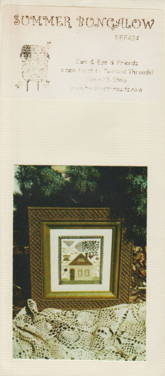 Ewe & Eye Summer Bungalow EEF424 cross stitch pattern