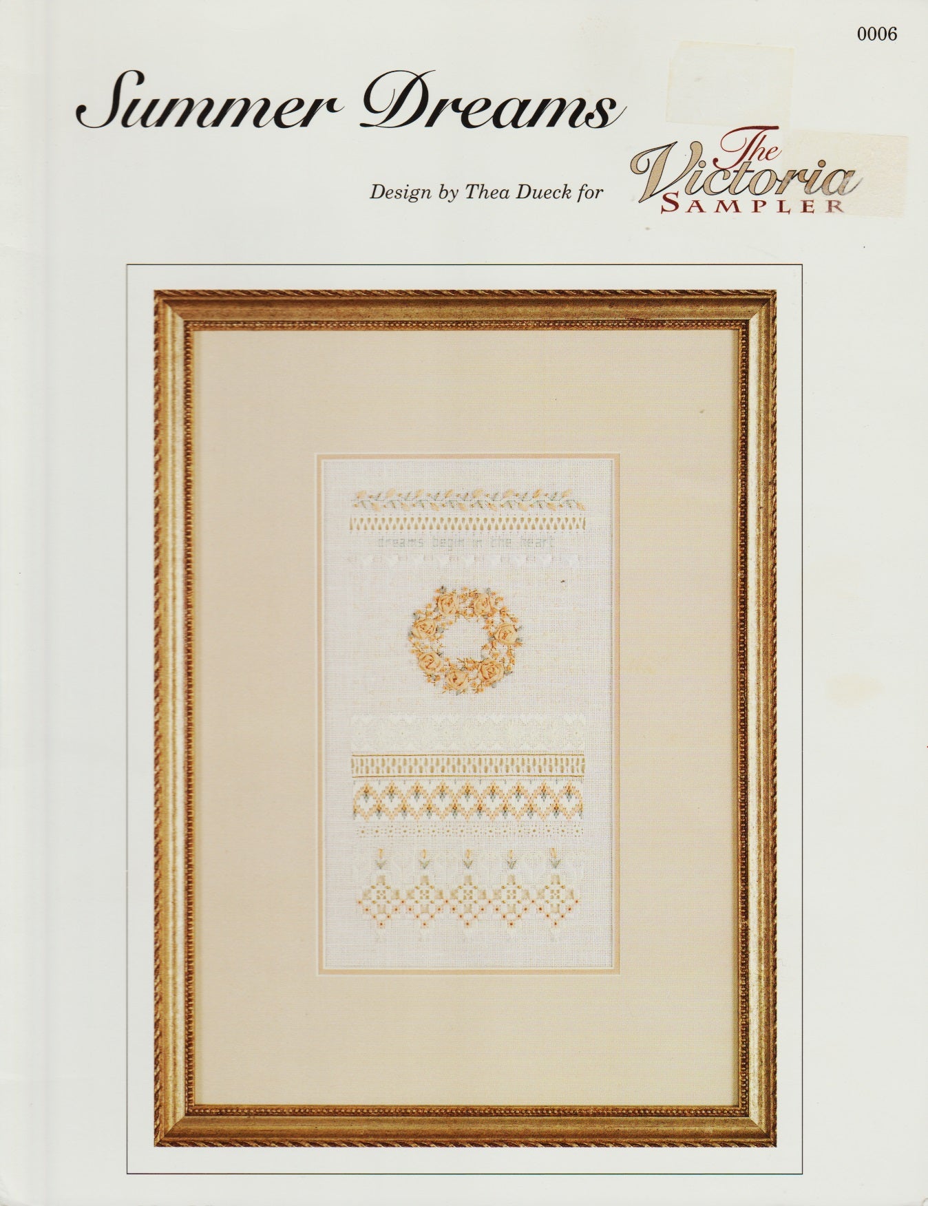 Vistoria Sampler Summer Dreams 0006 cross stitch pattern