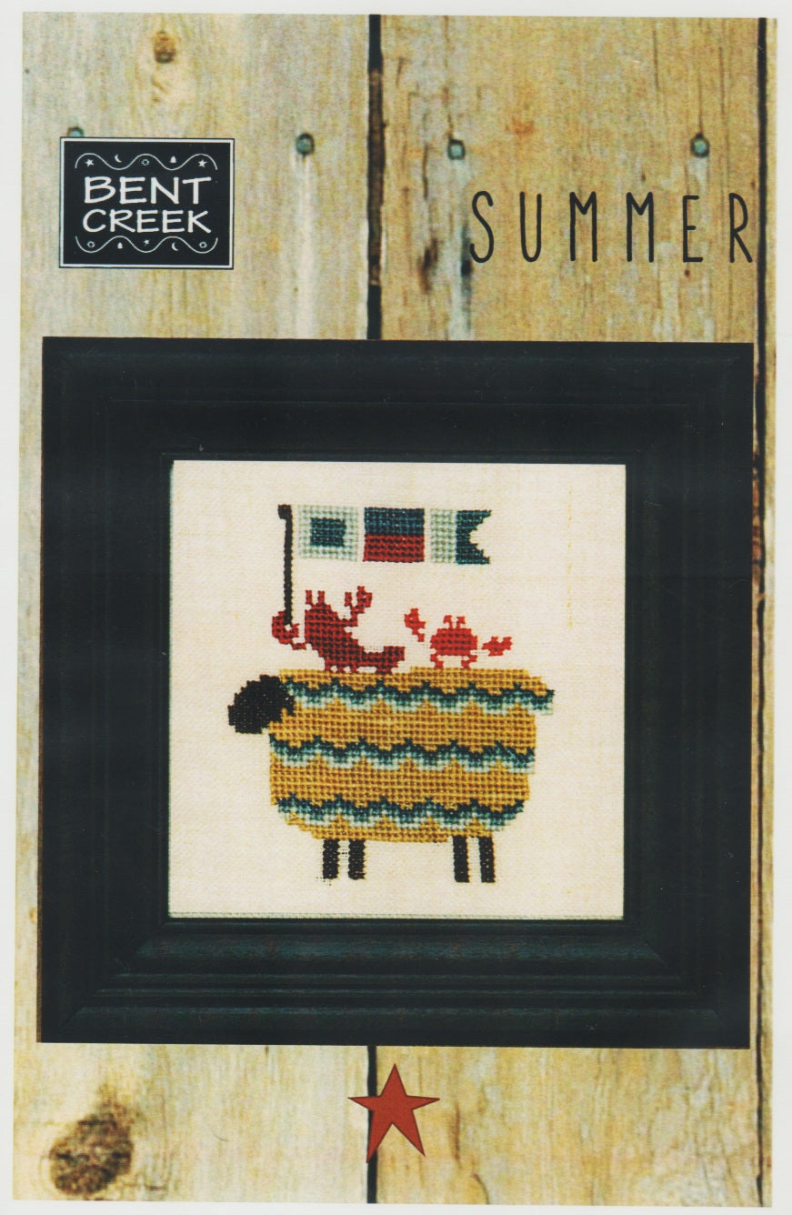 Bent Creek Summer Ewe cross stitch pattern