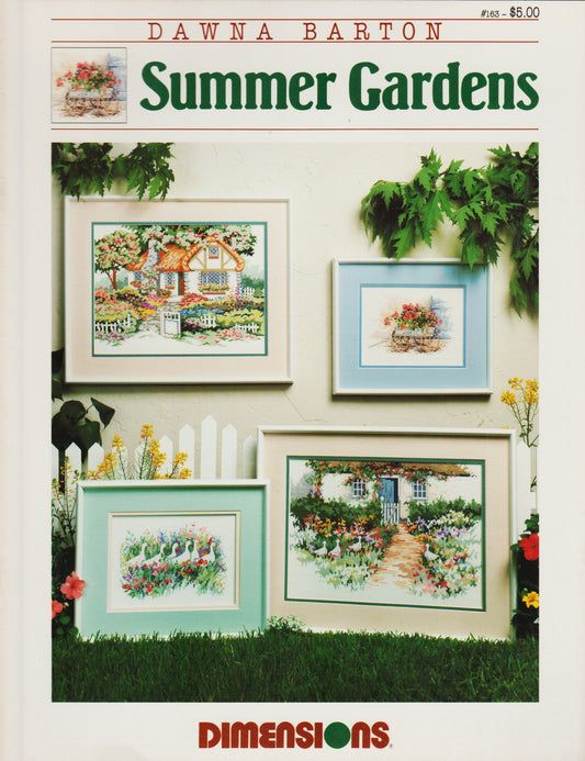 Dimensions Summer Gardens 163 cross stitch pattern