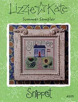 Lizzie Kate Summer Sampler S25 cross stitch pattern