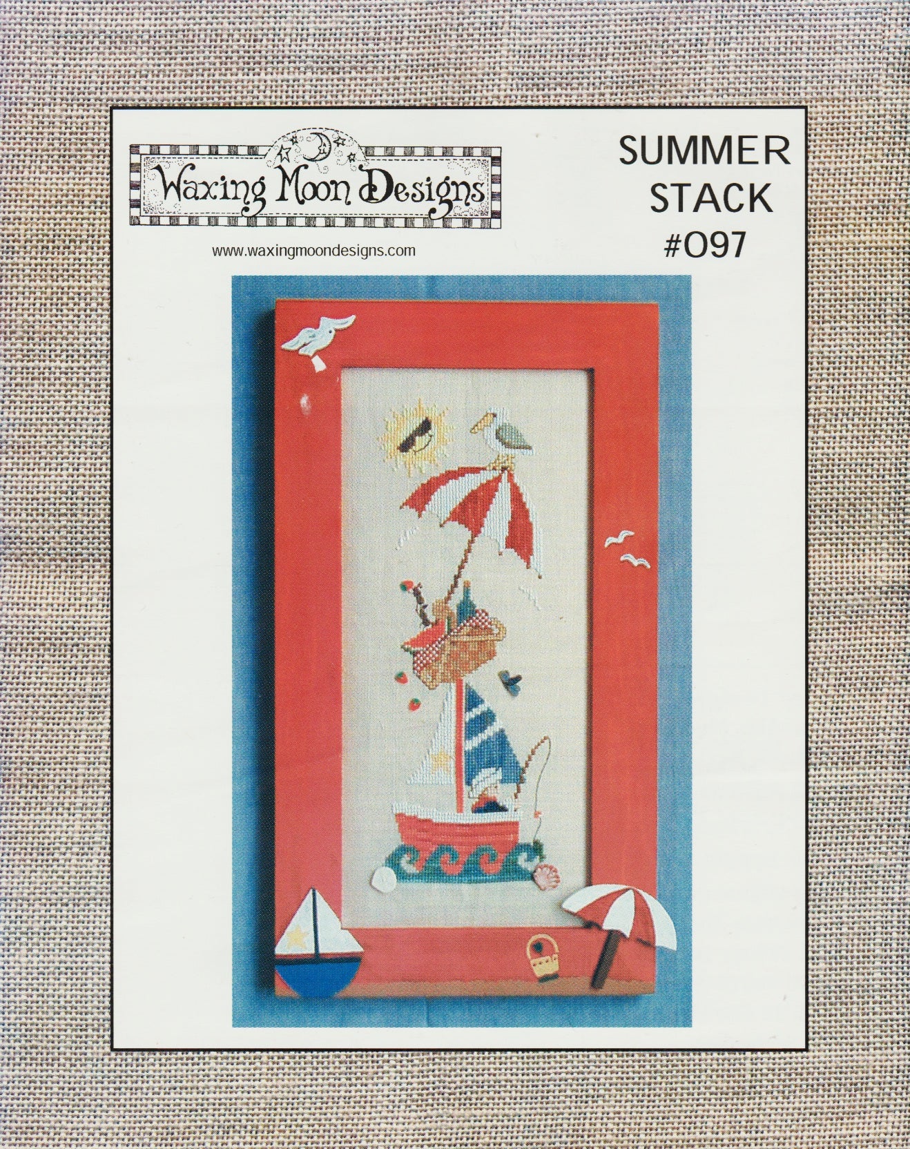 Waxing Moon Summer Stack 097 cross stitch pattern