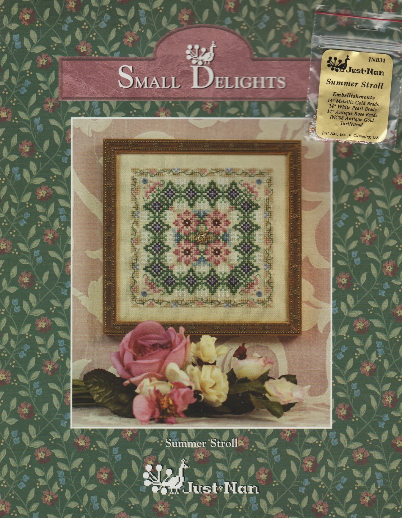 Just Nan Summer Stroll JN061 cross stitch pattern